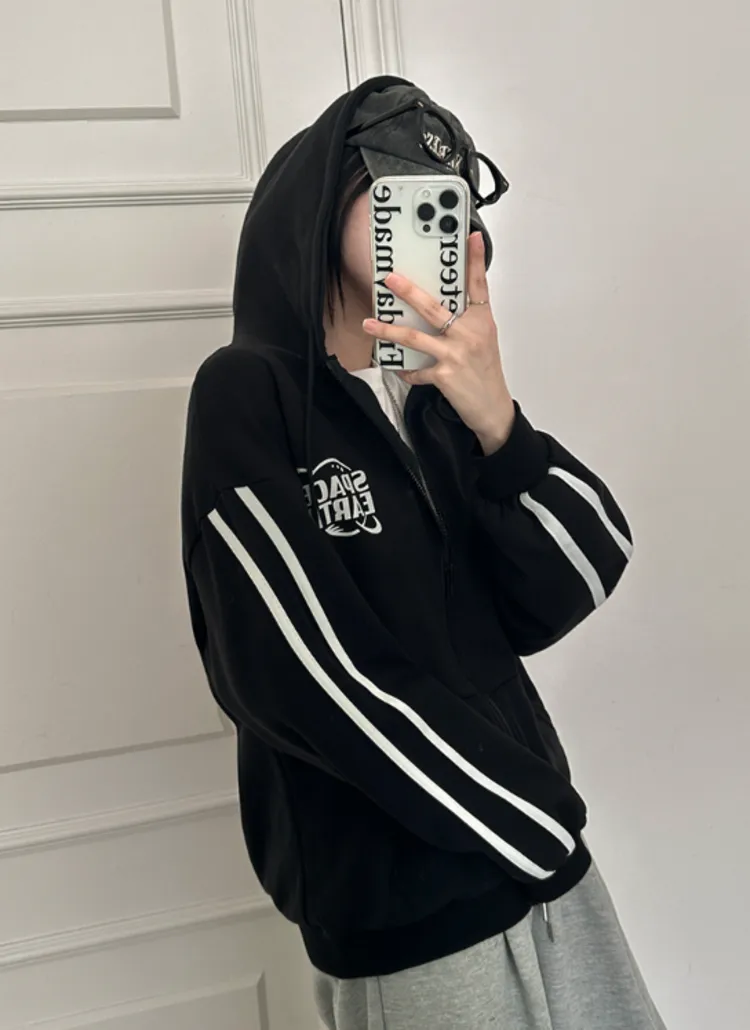 SPACEトラックジップパーカー | レディースファッション通販 - DHOLIC